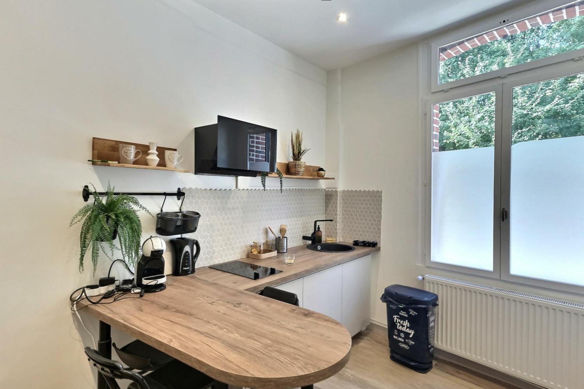 Bel Appartement Rdc Detente Balneo & Cine & Terrasse Proche Centre Gare Amiens Luaran gambar